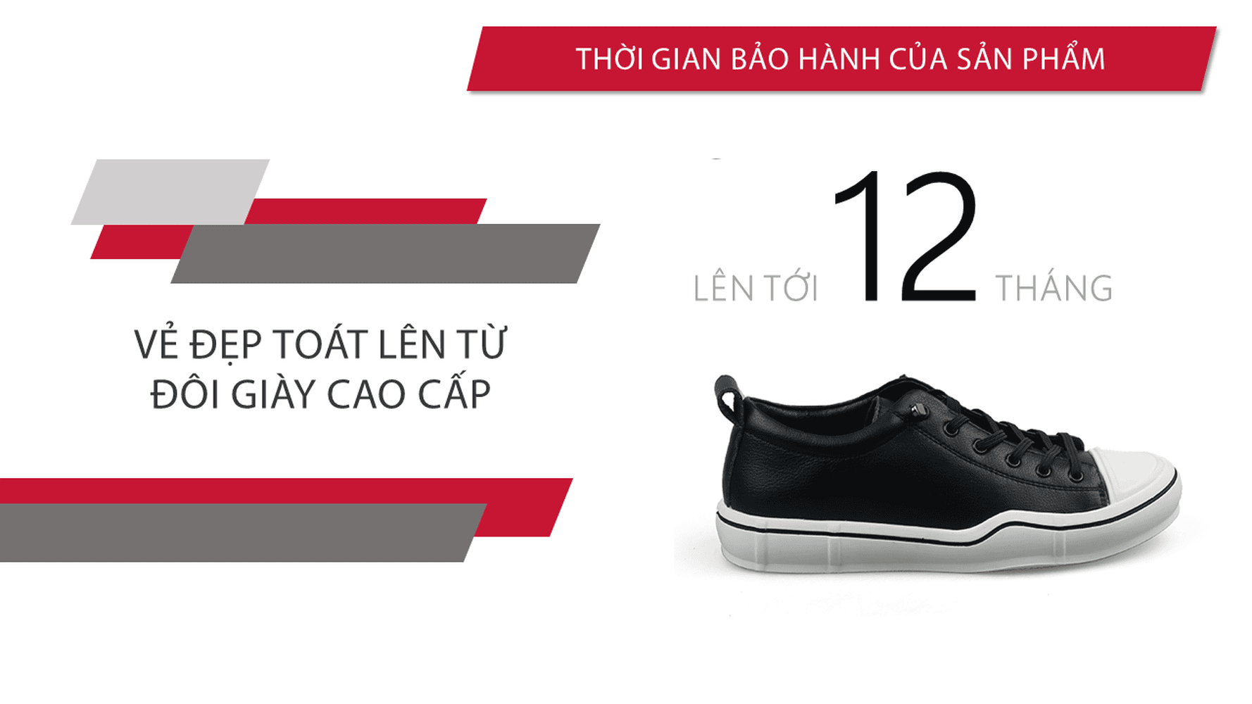 Giày buộc dây thời trang thương hiệu luminguei cao cấp chính hãng màu đen trắng BD1210T10