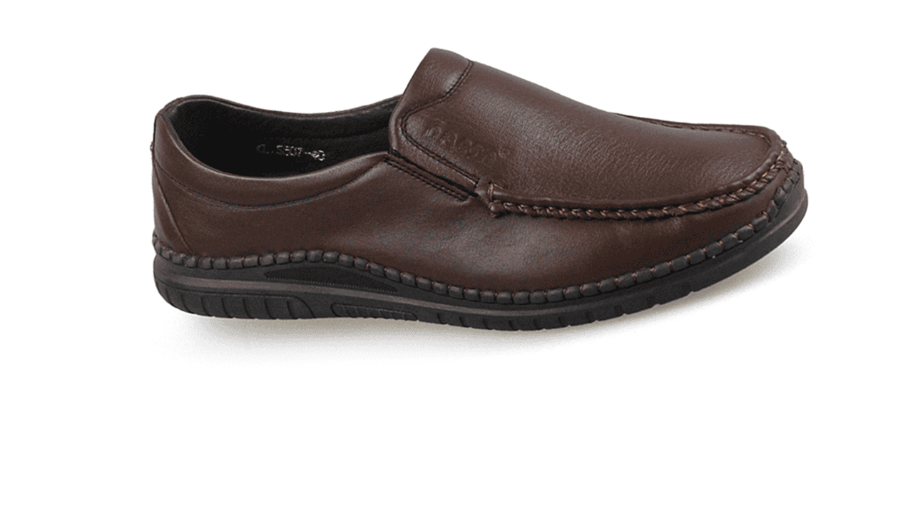 Giày lười thời trang màu nâu thời thượng 2018 nhập khẩu; Mã số GL5507N1