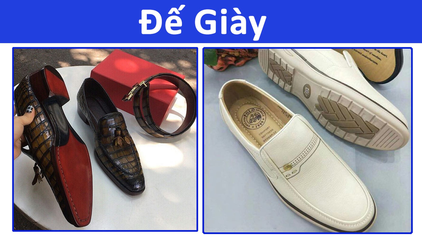 4 điều cần chú ý khi chọn giày da cho nam