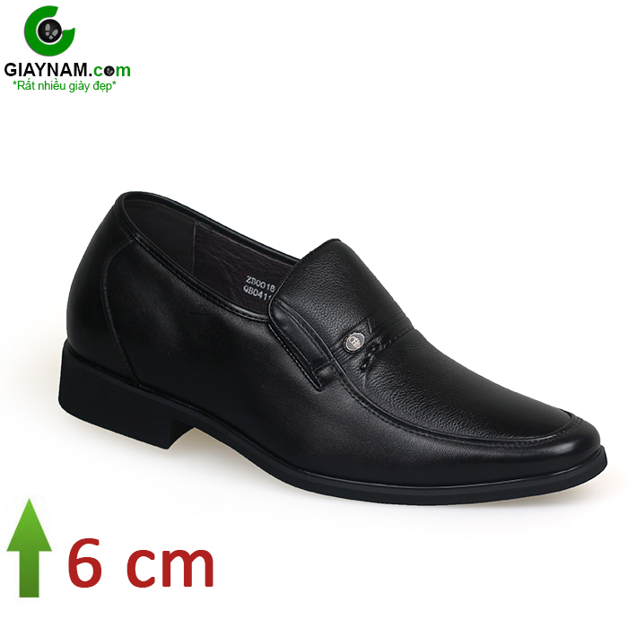 Giày tây nam tăng chiều cao đen bóng lịch lãm đẳng cấp GD56 - Shop giày da,  giày thể thao nam tại Hà Nội