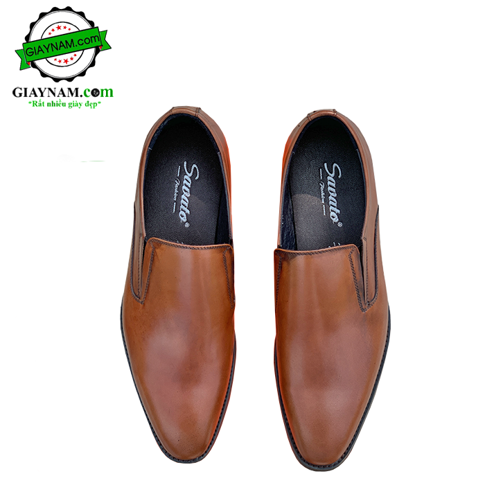Giày lười da bò mềm thương hiệu Savato kiểu Basic Ms:GL83302N5