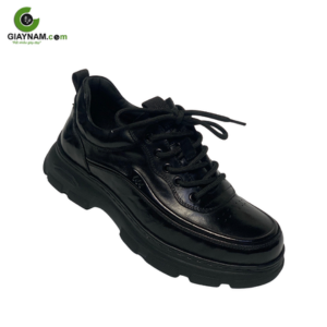 Giày nam da bò MS1827D – Màu Đen Phong Cách mới