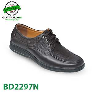 Giày buộc dây công sở nam nhập khẩu làm từ da bò Mã:BD2297N