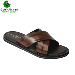 GIÀY LƯỜI DA BÒ SAVATO NÂU MÃ :DL9354N