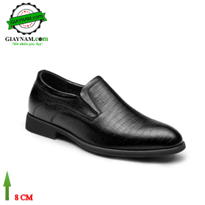 Giày tăng chiều cao nam hiệu GOG màu đen Mã:GCZA8829916D