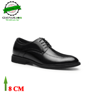 Mẫu giày da trơn cao 8 CM Nam Mã :GC-GD8829915