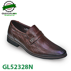 Giày lười công sở nhập khẩu thương hiệu Sdroun Màu Nâu Mã:GL52328N