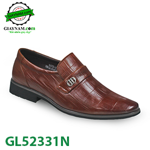Giày lười công sở thương hiệu SDROLUN Màu Nâu Mã:GL52331N
