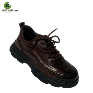 Giày nam da bò cao cấp MS1827N – Màu Nâu sang trọng